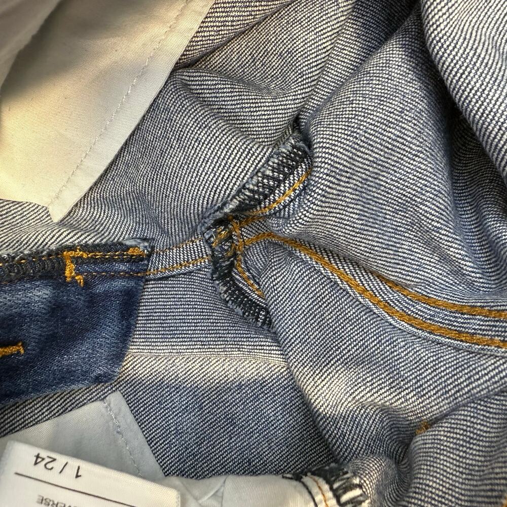 KanCan Jeans Women's 1/24 Mid Rise Ancle Skinny Frayed Hem Mid Rise Fit - NWT - Picture 10 of 16